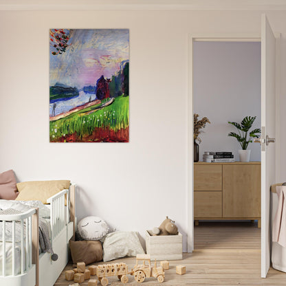 COPSE OF THE BANKS OF THE GARONNE 1900 - Henri Matisse Brushed Aluminum Print - 70x100 cm / 28x40 inches | Henri Matisse Aluminum Print | Henri Matisse Prints