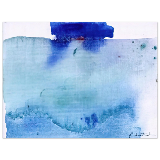 Helen Frankenthaler - Untitled - 1982 Wall art - 13x18 cm / 5x7 inches - Fine Art Poster - -