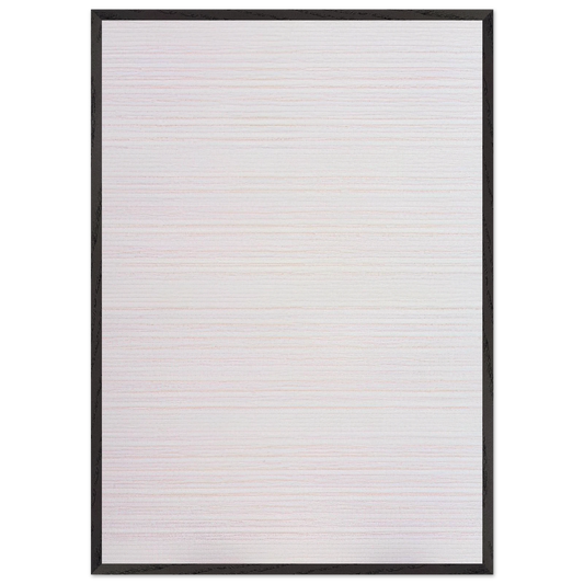 Untitled No 1 - Agnes Martin 70x100 cm / 28x40 inches Framed Art Print – Black Wooden Frame