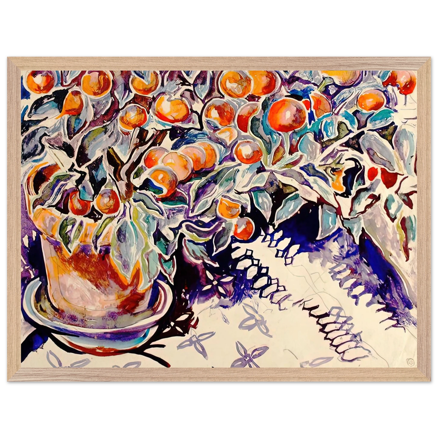 Walter Inglis Anderson - Walter Anderson Wall art - A2 (42 x 59.4  cm) - Premium Wooden Framed Poster With Fine Art Paper-canvas - White frame
