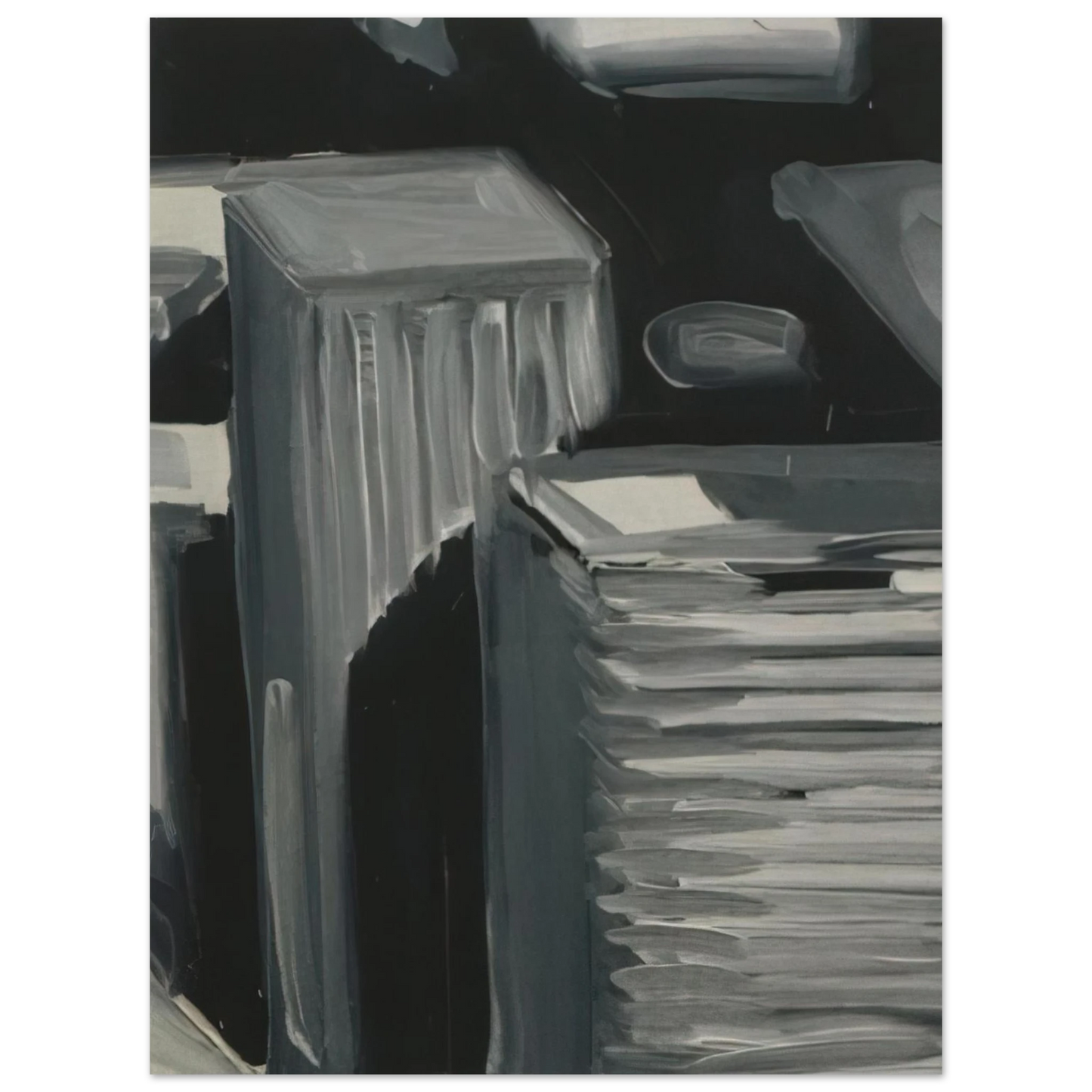 Gerhard Richter - TOWNSCAPE 1968 5  75x100 cm / 30x40inches Fine Art Poster