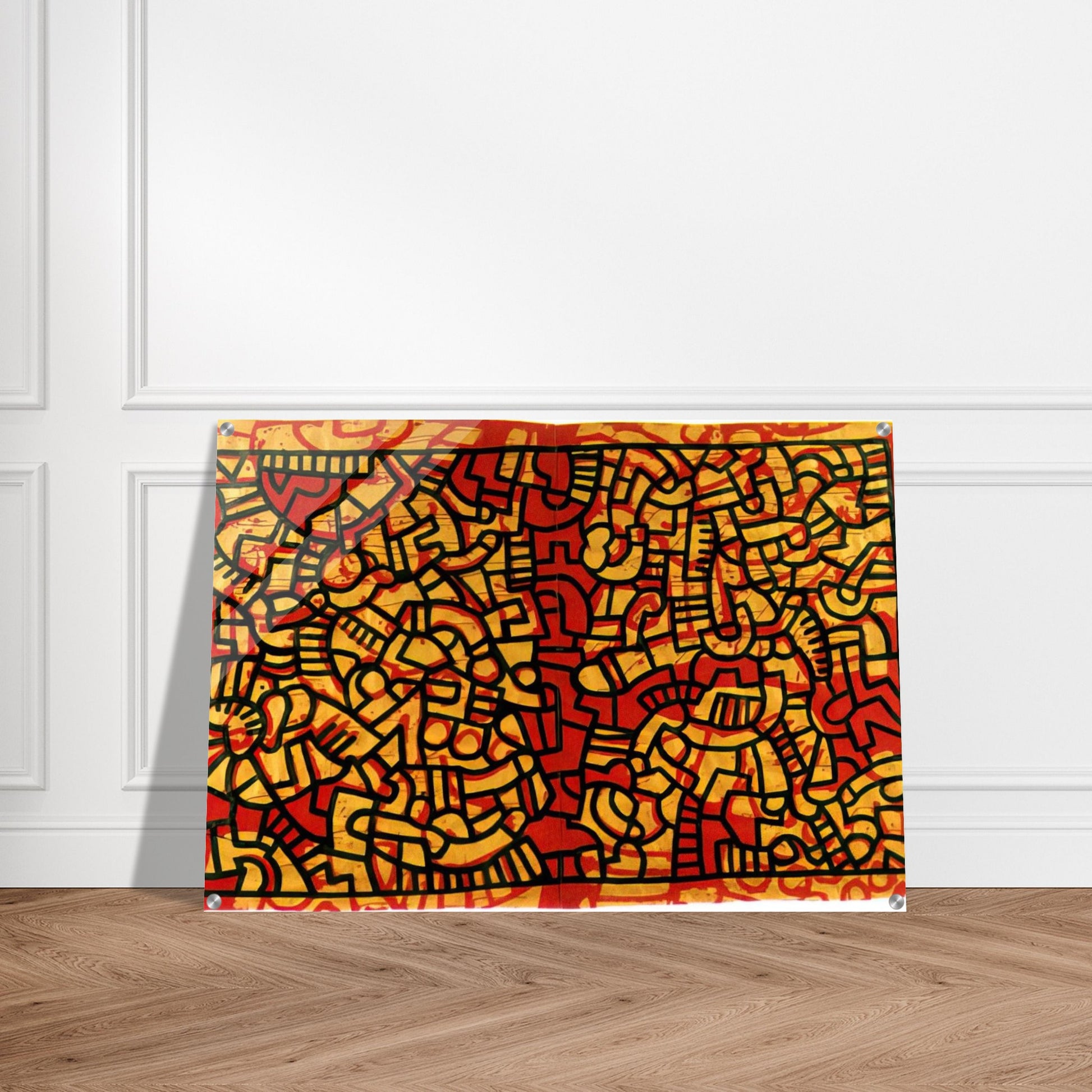 UNTITLED 1979 - Keith Haring Acrylic Print - 70x100 cm / 28x40″ inches