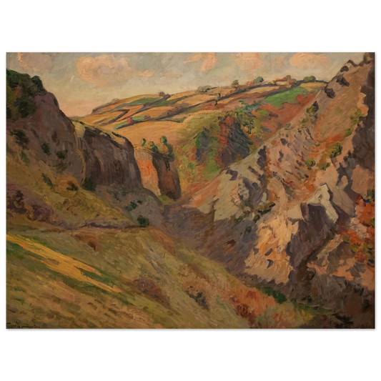 Armand Guillaumin - Caves Prunal near Pontgibaud Auvergne  75x100 cm / 30x40inches Fine Art Poster