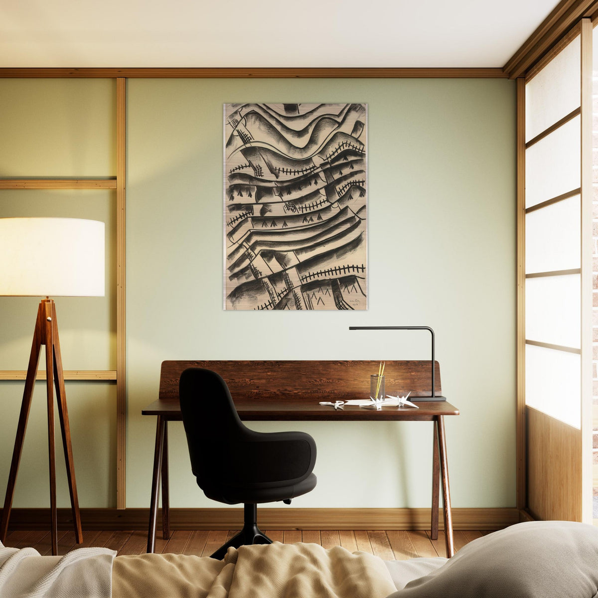 RIDGEFIELD LANDSCAPE - Man Ray Brushed Aluminum Print - 70x100 cm / 28x40 inches | Man Ray Aluminum Print | Man Ray Prints