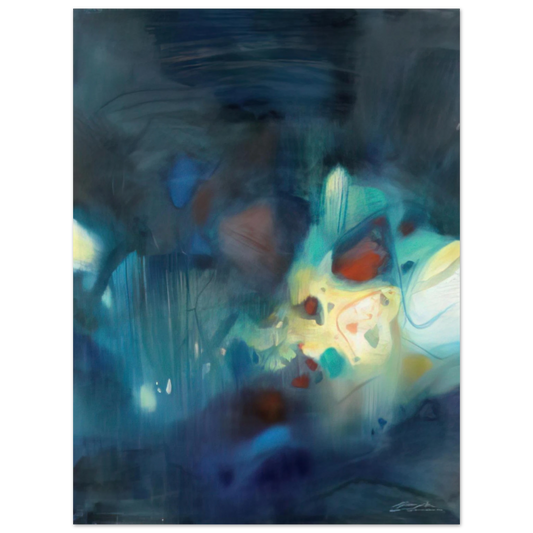 Chu teh Chun - CLAIR D OBSCURITE 1988  75x100 cm / 30x40inches Fine Art Poster