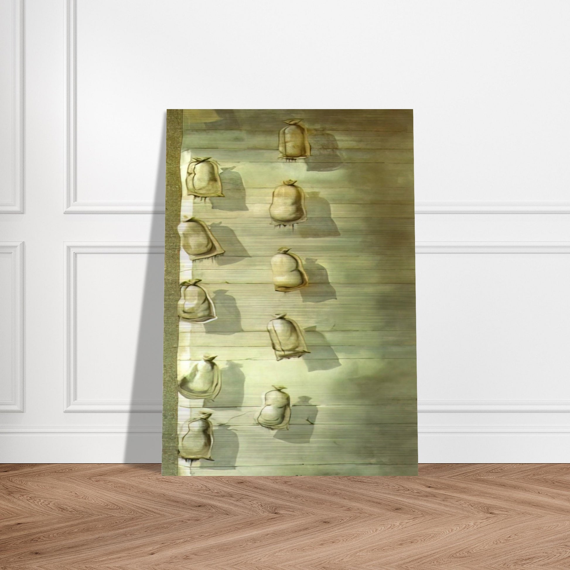 SET DESIGN FOR THE BALLET LOS SACOS DEL MOLINERO - Salvador Dali Brushed Aluminum Print - 70x100 cm / 28x40 inches | Salvador Dali Aluminum Print | Salvador Dali Prints