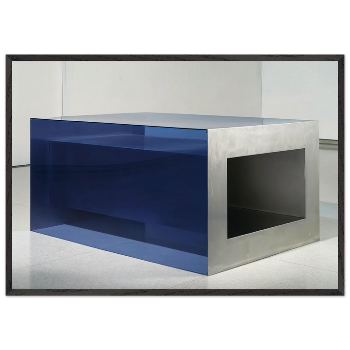 Untitled - 1968 N4 - Donald Judd 70x100 cm / 28x40 inches Framed Art Print – Black Wooden Frame