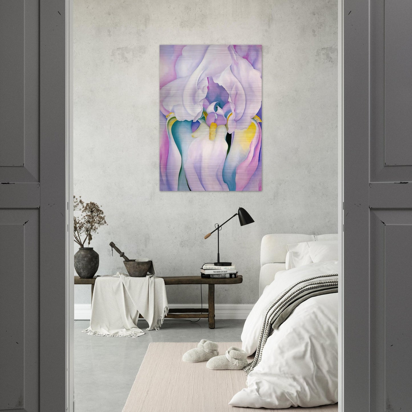 Light of Iris - Georgia O'Keeffe Brushed Aluminum Print - 70x100 cm / 28x40 inches | Georgia O'Keeffe Aluminum Print | Georgia O'Keeffe Prints