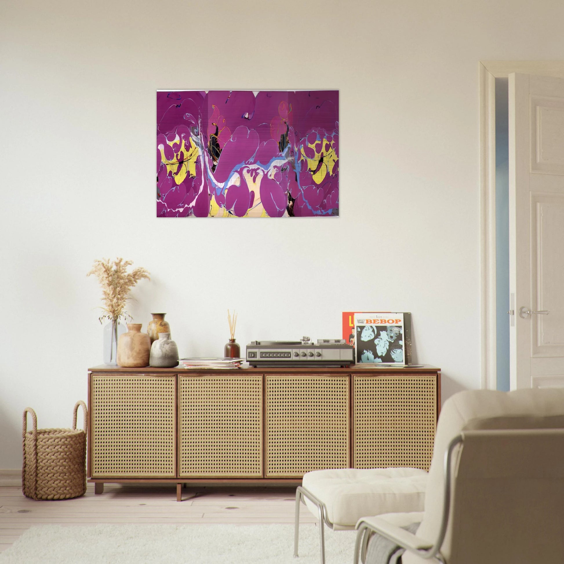 Easter Morning - 1979 - Norman Bluhm Brushed Aluminum Print - 70x100 cm / 28x40 inches | Norman Bluhm Aluminum Print | Norman Bluhm Prints
