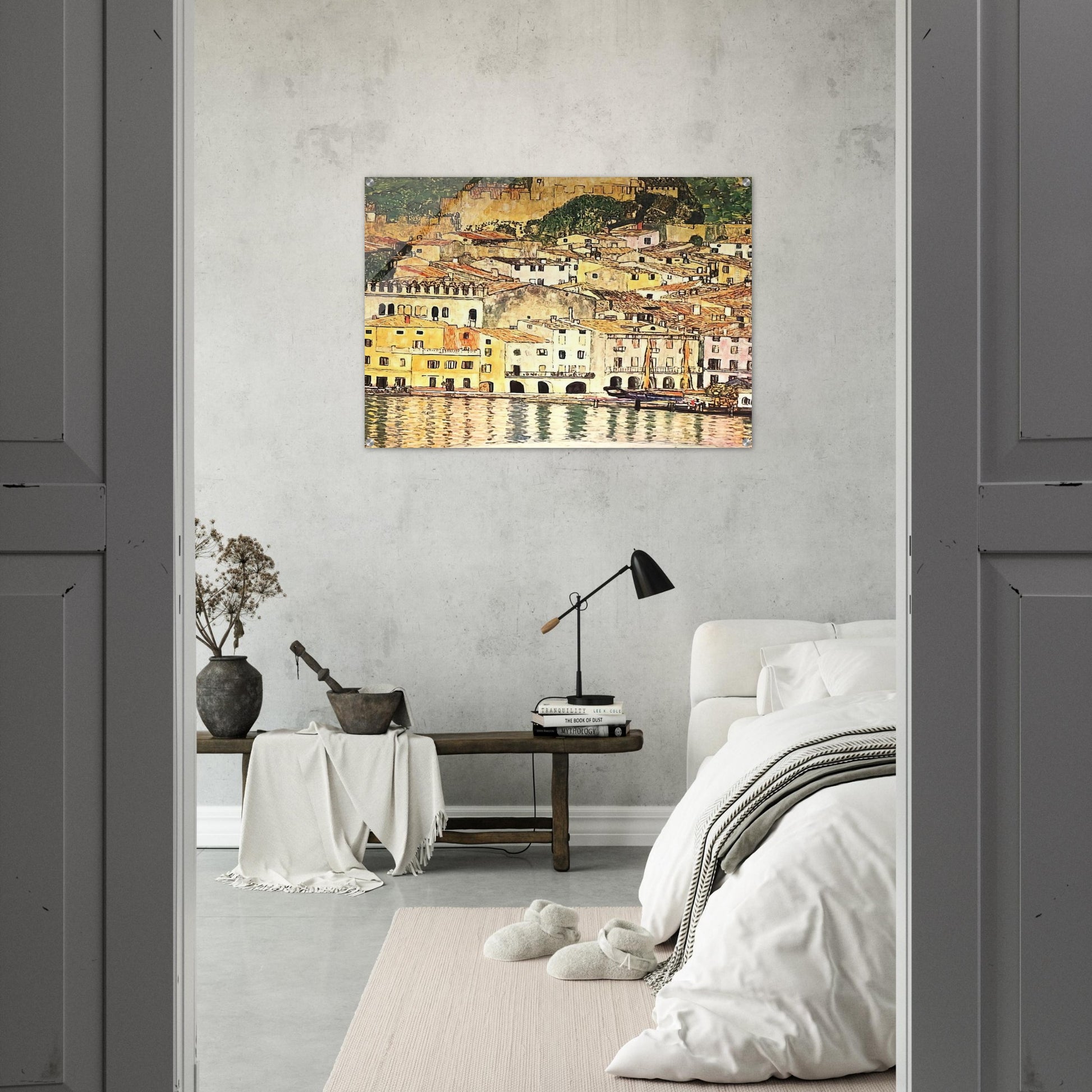 MALCESINE ON LAKE GARDA - Gustav Klimt Acrylic Print - 70x100 cm / 28x40″ inches | Gustav Klimt Wall Art | Gustav Klimt Prints
