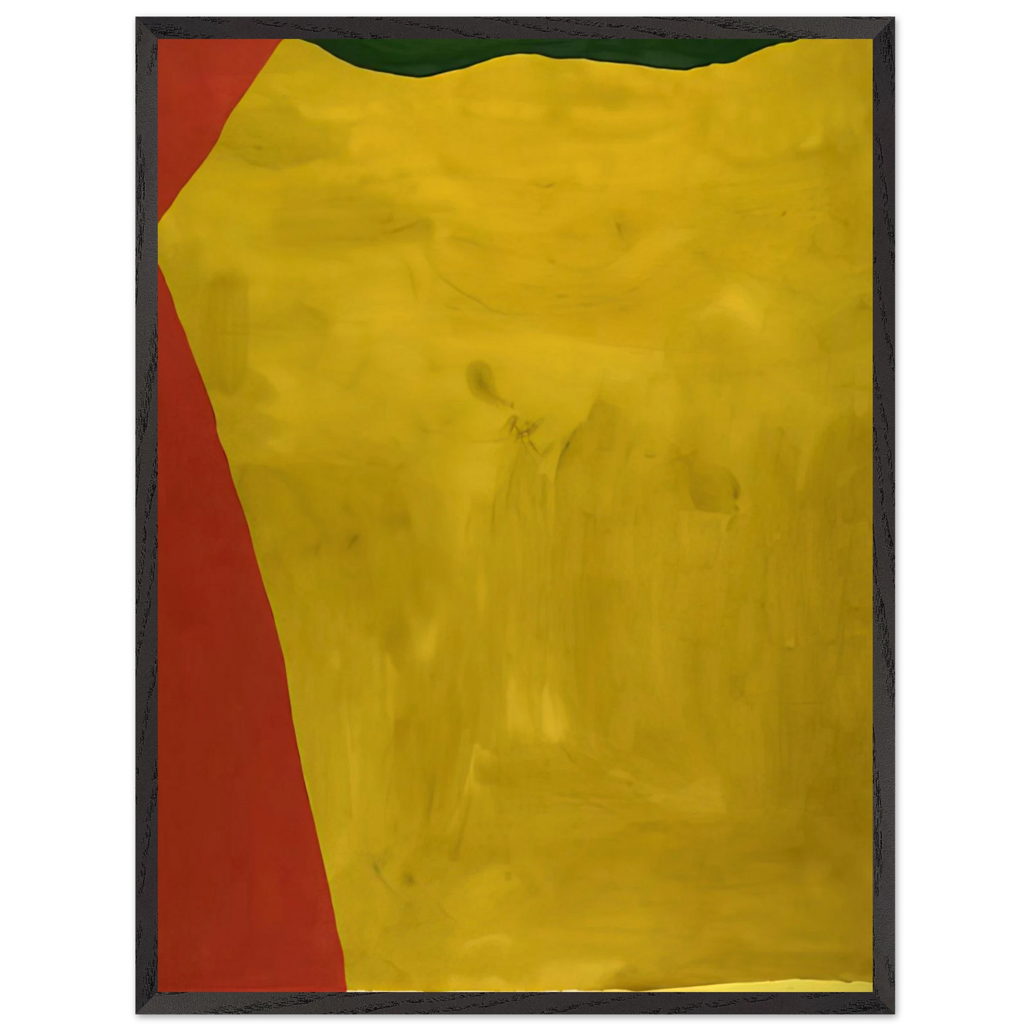 Helen Frankenthaler - Blessing of the Fleet - 1969 Wall art - 50x70 cm / 20x28 inches - Premium Wooden Framed Poster With Fine Art Paper-canvas - White frame