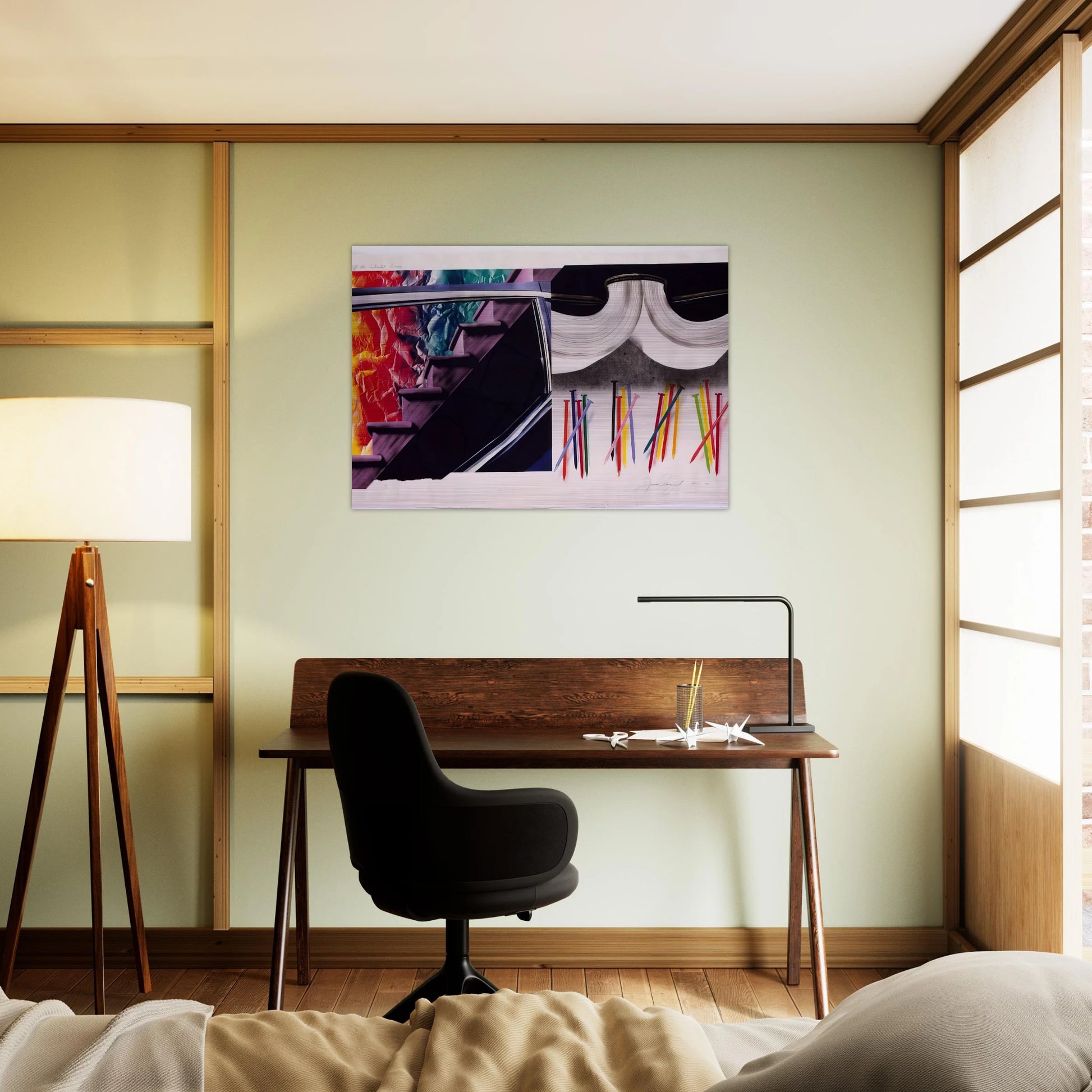Off the Continental Divide - James Rosenquist Brushed Aluminum Print - 70x100 cm / 28x40 inches | James Rosenquist Aluminum Print | James Rosenquist Prints