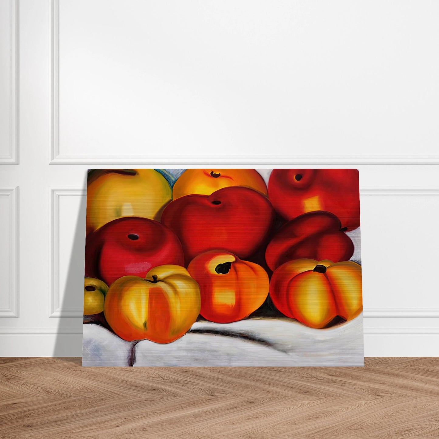 Apple Family II - Georgia O'Keeffe Brushed Aluminum Print - 70x100 cm / 28x40 inches | Georgia O'Keeffe Aluminum Print | Georgia O'Keeffe Prints