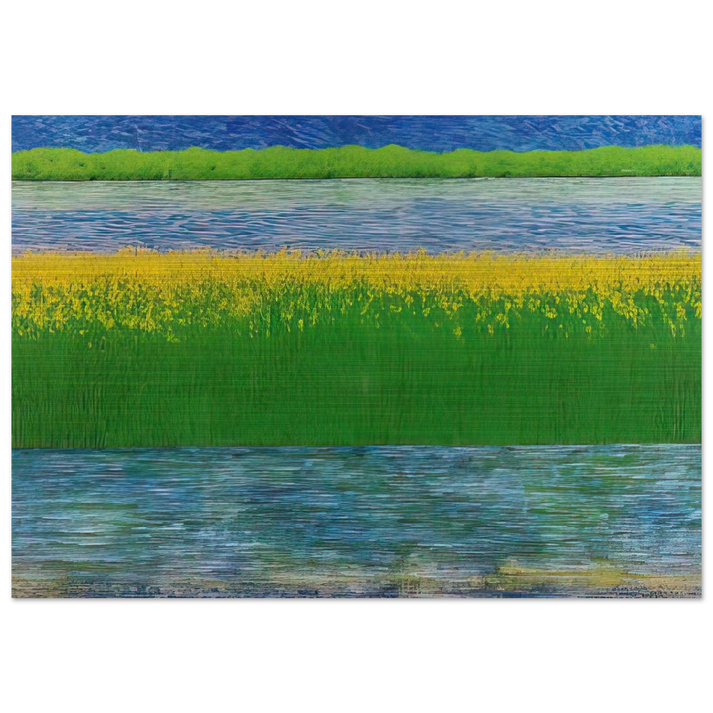Sea of Grass - 1983 - Jimmy Ernst Brushed Aluminum Print - 70x100 cm / 28x40 inches | Jimmy Ernst Aluminum Print | Jimmy Ernst Prints