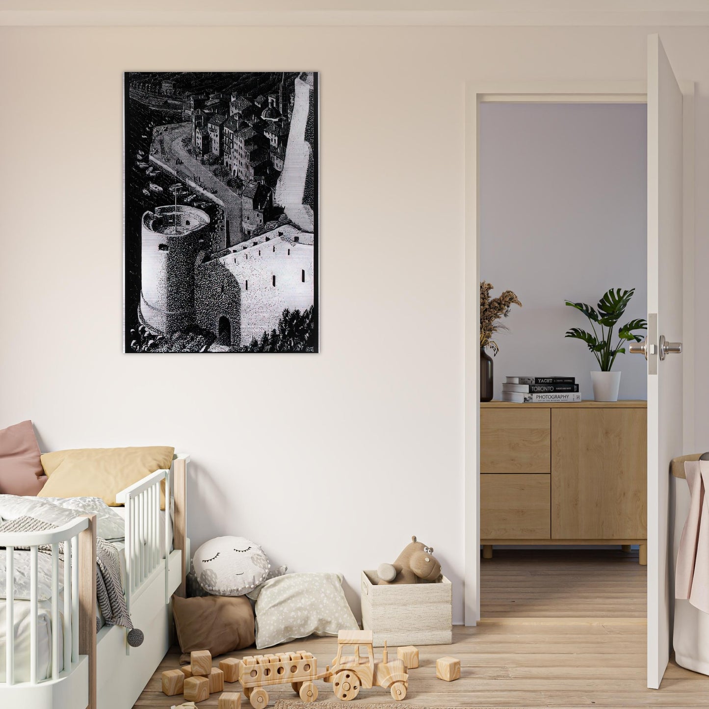 ESCHER (23) - MC Escher Brushed Aluminum Print - 70x100 cm / 28x40 inches | MC Escher Aluminum Print | MC Escher Prints