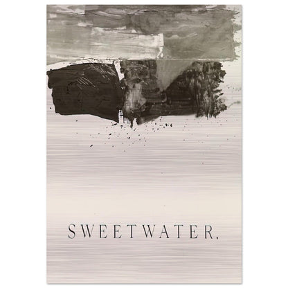 SWEETWATER 1959 - Edward Ruscha Brushed Aluminum Print - 70x100 cm / 28x40 inches | Edward Ruscha Aluminum Print | Edward Ruscha Prints