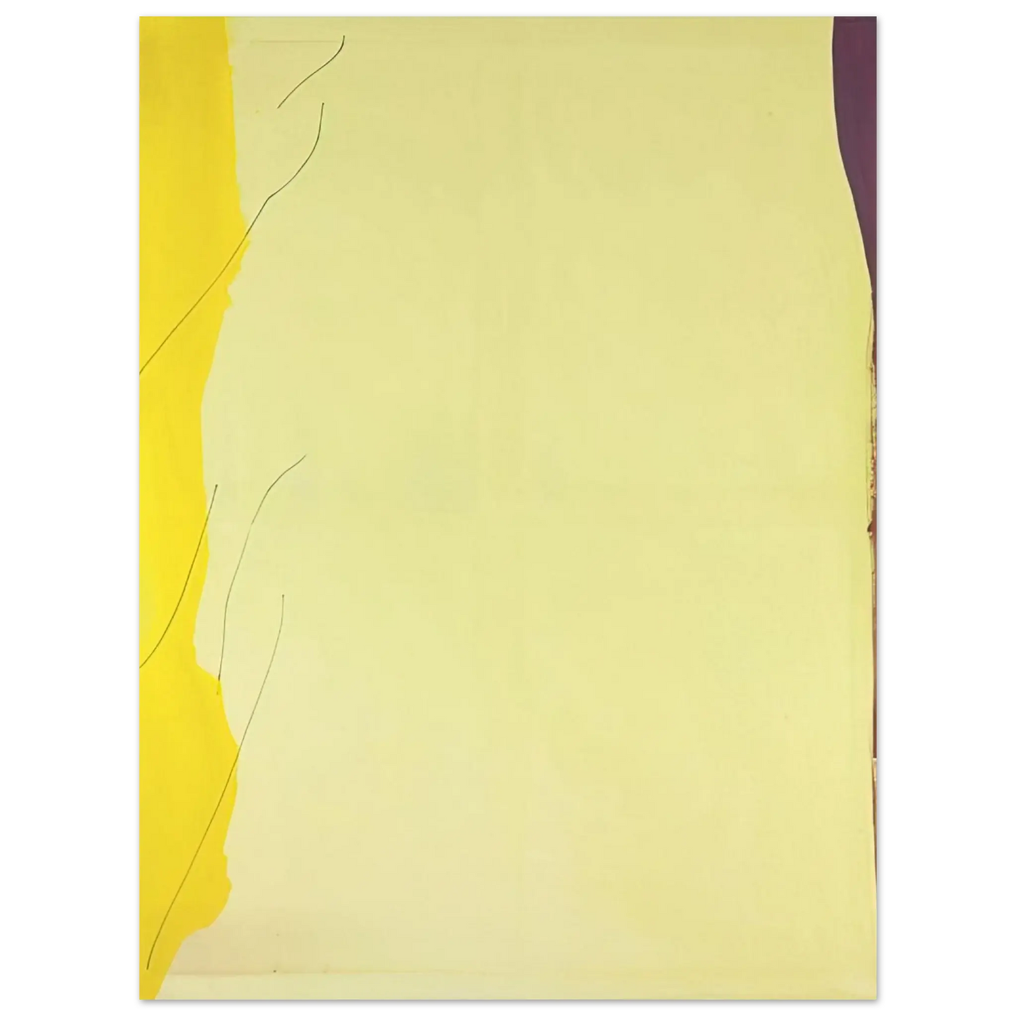 Helen Frankenthaler - Distillation - 1973 Wall art - 13x18 cm / 5x7 Inches - Fine Art Poster - -