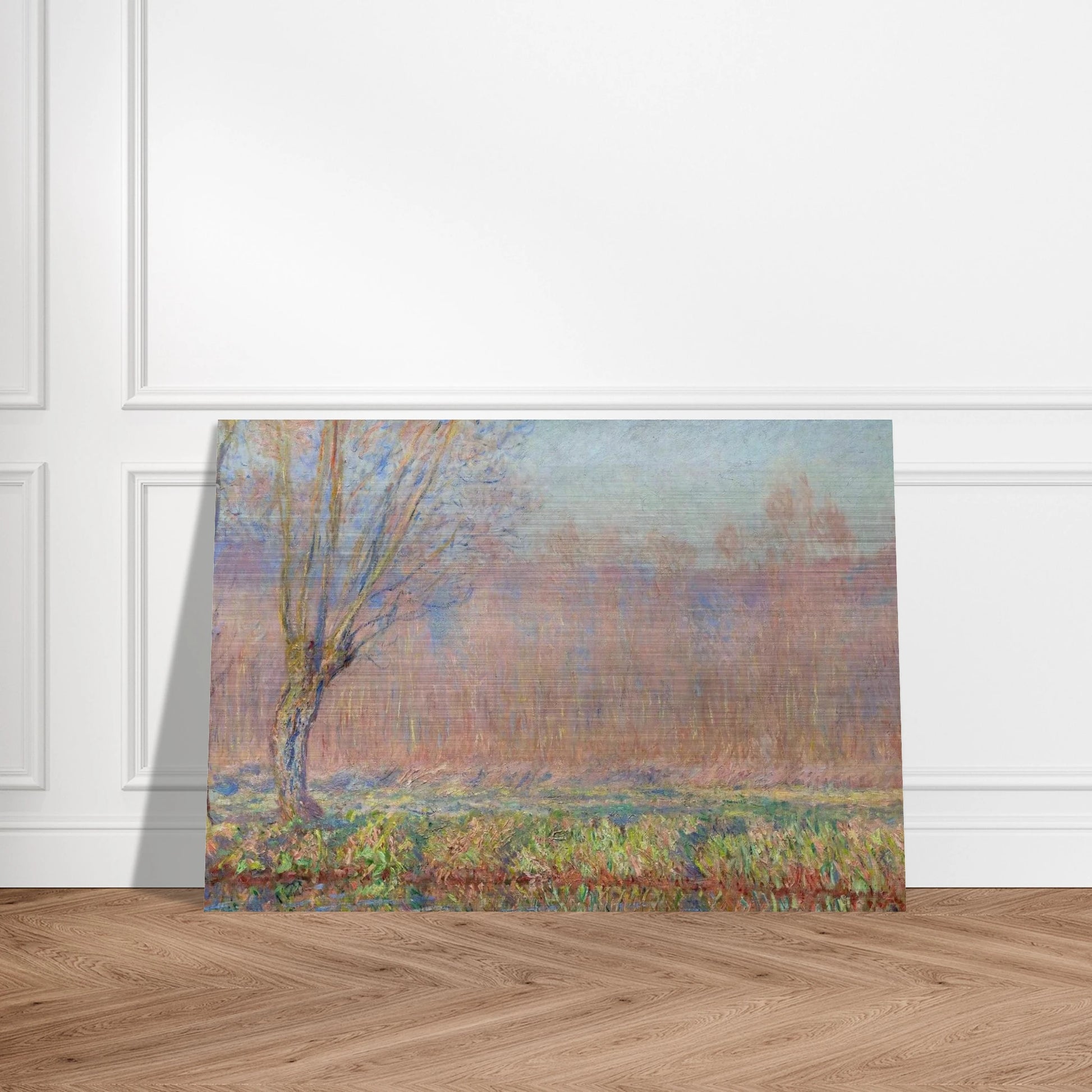 The Willows - claude monet Brushed Aluminum Print - 70x100 cm / 28x40 inches | claude monet Aluminum Print | claude monet Prints