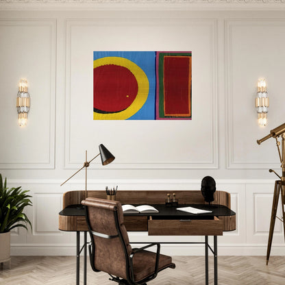 Composition - Al Held Brushed Aluminum Print - 70x100 cm / 28x40 inches | Al Held Aluminum Print | Al Held Prints