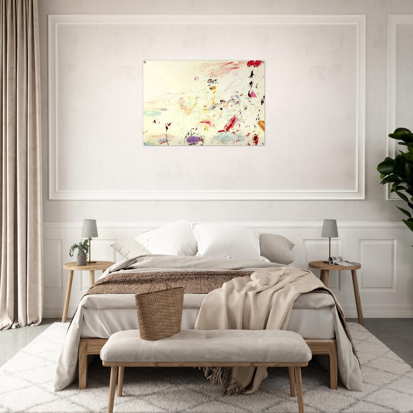 Bay of Naples - Cy Twombly Acrylic Print - 70x100 cm / 28x40″ inches