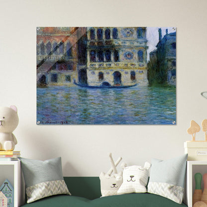 Palazzo Dario - claude monet Acrylic Print - 70x100 cm / 28x40″ inches | claude monet Wall Art | claude monet Prints
