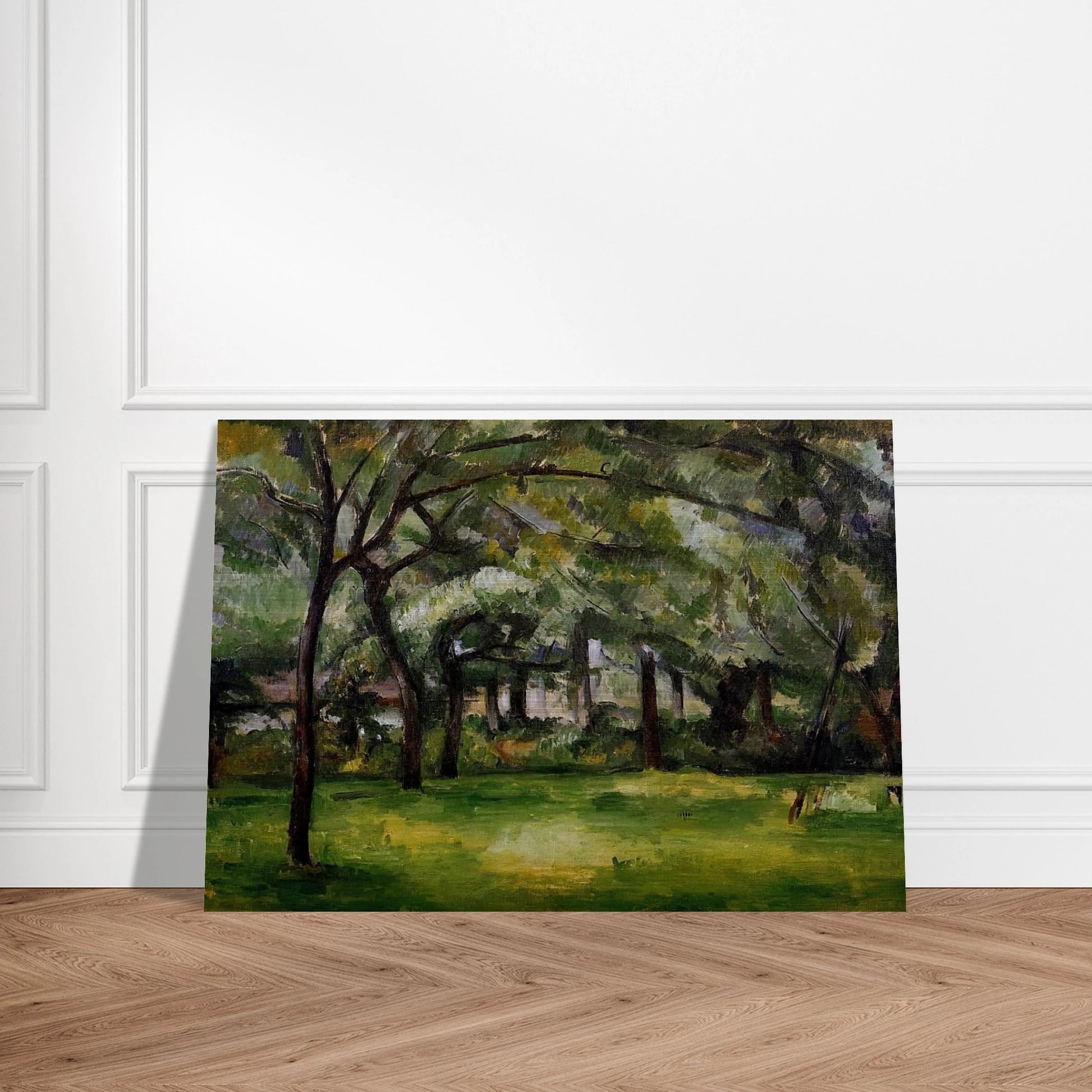 Farm in Normandy. Summer - Paul Cézanne Brushed Aluminum Print - 70x100 cm / 28x40 inches | Paul Cézanne Aluminum Print | Paul Cézanne Prints
