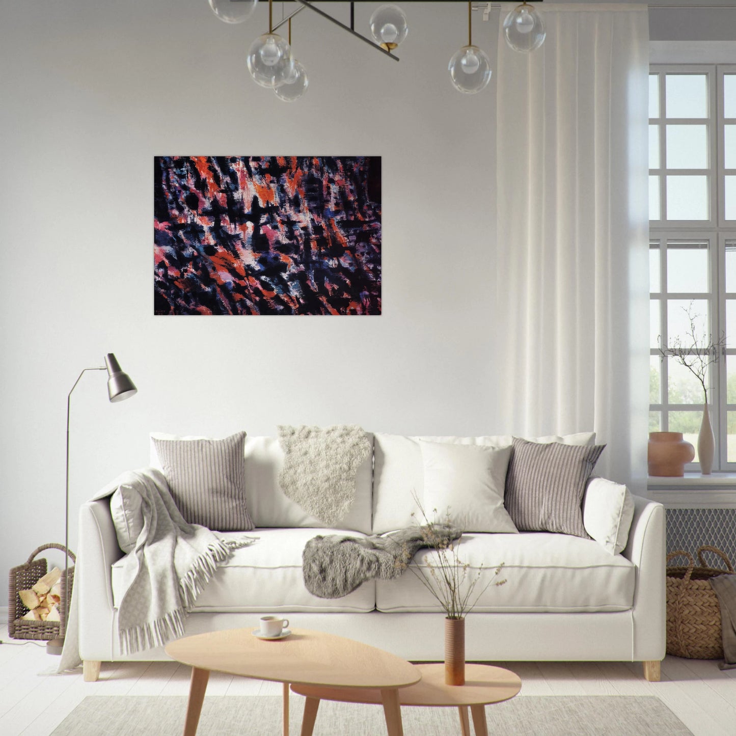 Passion - 1982 - Alfred Manessier Brushed Aluminum Print - 70x100 cm / 28x40 inches | Alfred Manessier Aluminum Print | Alfred Manessier Prints