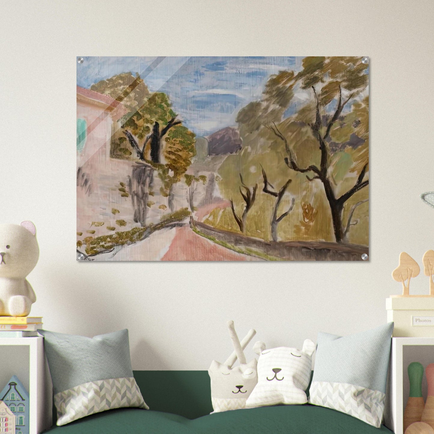 PAYSAGE OU RUE DANS LE MIDI 1918 - Henri Matisse Acrylic Print - 70x100 cm / 28x40″ inches | Henri Matisse Wall Art | Henri Matisse Prints