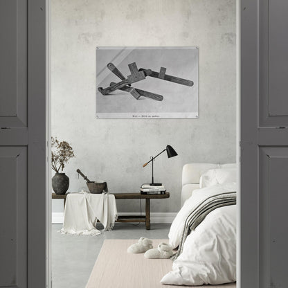 Röyi - 1945 - Gyula Kosice Acrylic Print - 70x100 cm / 28x40″ inches | Gyula Kosice Wall Art | Gyula Kosice Prints