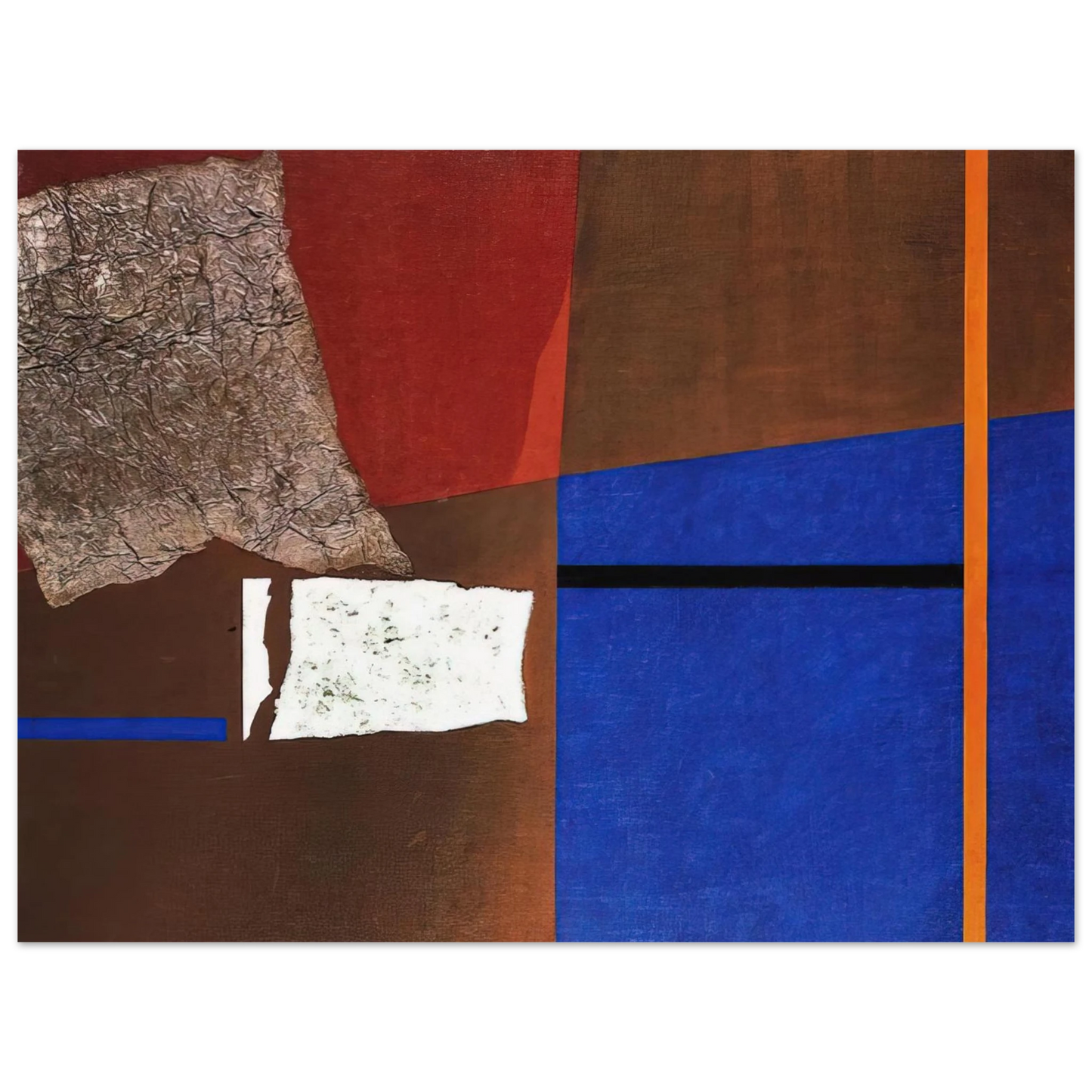 Enrico Prampolini - ASTRAZIONE PLASTICA 1954  75x100 cm / 30x40inches Fine Art Poster