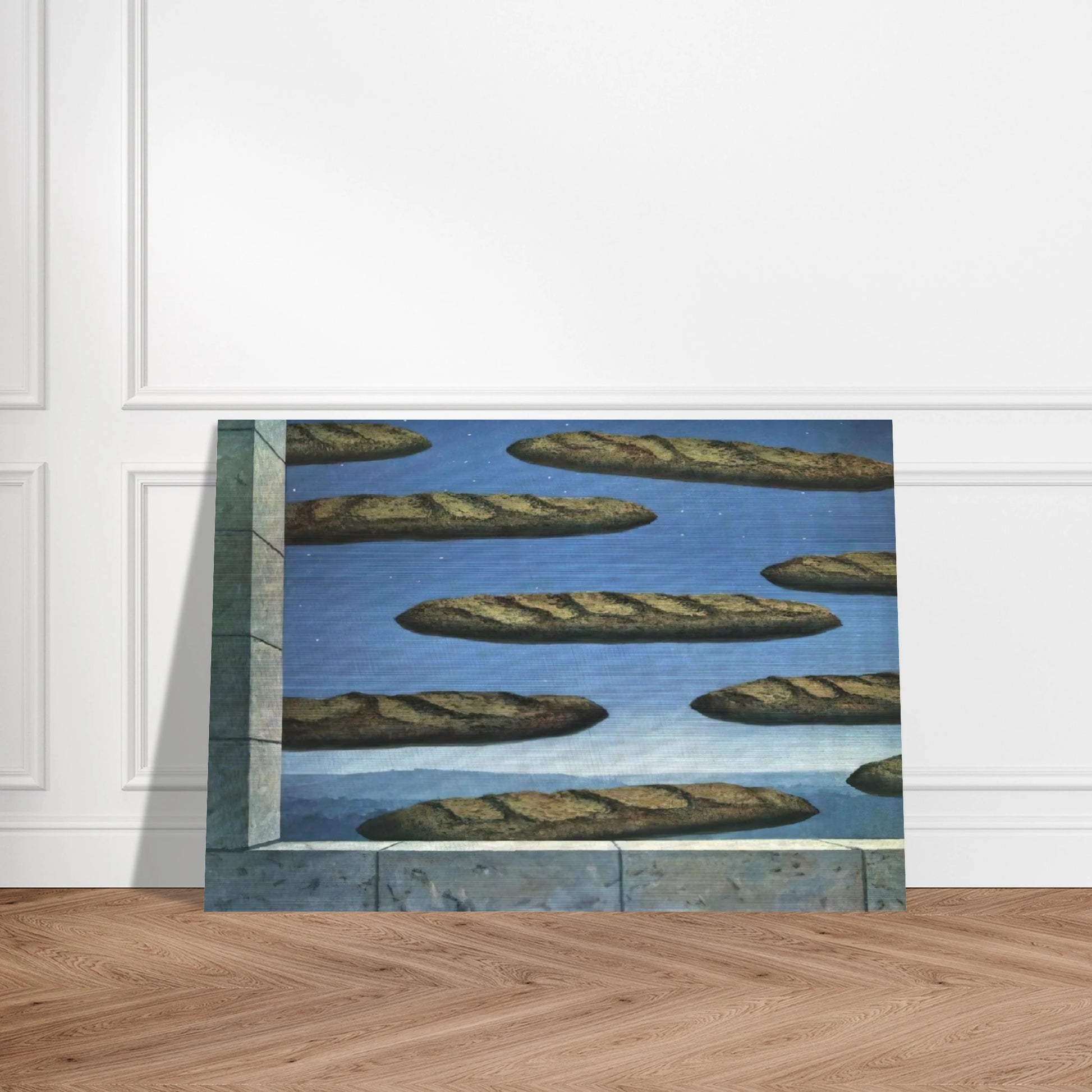 THE GOLDEN LEGEND 1958 - Rene Magritte Brushed Aluminum Print - 70x100 cm / 28x40 inches | Rene Magritte Aluminum Print | Rene Magritte Prints