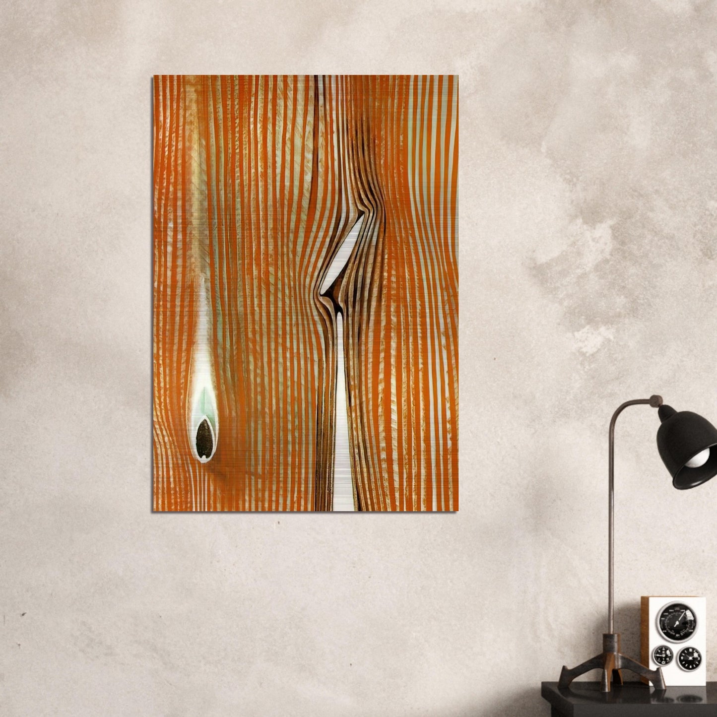 Blind swimmers Effect of a touch - Max Ernst Brushed Aluminum Print - 70x100 cm / 28x40 inches | Max Ernst Aluminum Print | Max Ernst Prints