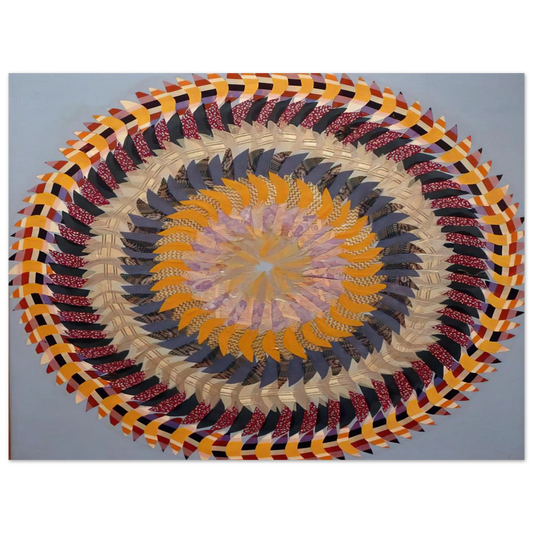 Miriam Schapiro - Golden Pinwheel - 1979  75x100 cm / 30x40inches Fine Art Poster