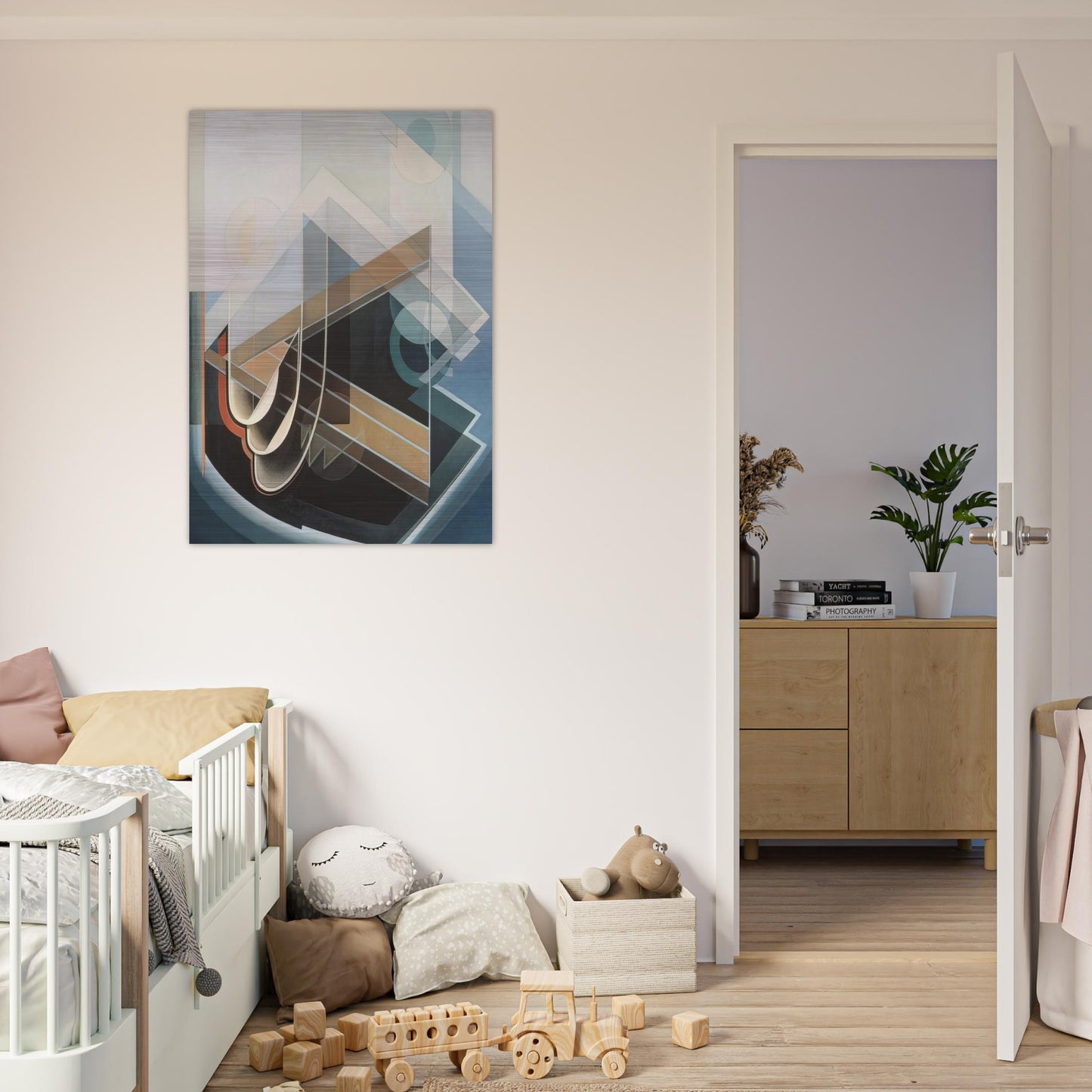 Abstract No. 7 - 1939 - Lawren Harris Brushed Aluminum Print - 70x100 cm / 28x40 inches | Lawren Harris Aluminum Print | Lawren Harris Prints
