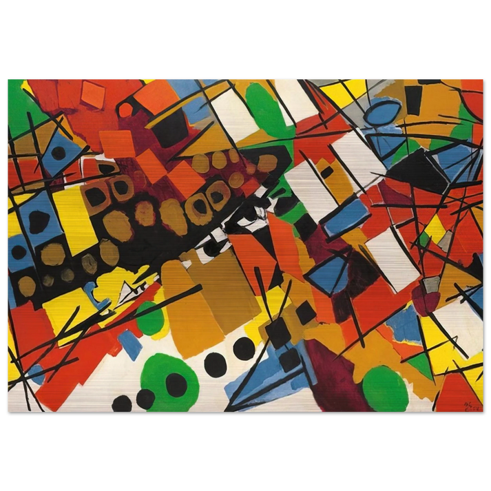 Pastorale - 1954 - Ernst Wilhelm Nay Brushed Aluminum Print - 70x100 cm / 28x40 inches | Ernst Wilhelm Nay Aluminum Print | Ernst Wilhelm Nay Prints