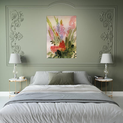 GLADIOLI 1942 - Raoul Dufy Brushed Aluminum Print - 70x100 cm / 28x40 inches | Raoul Dufy Aluminum Print | Raoul Dufy Prints