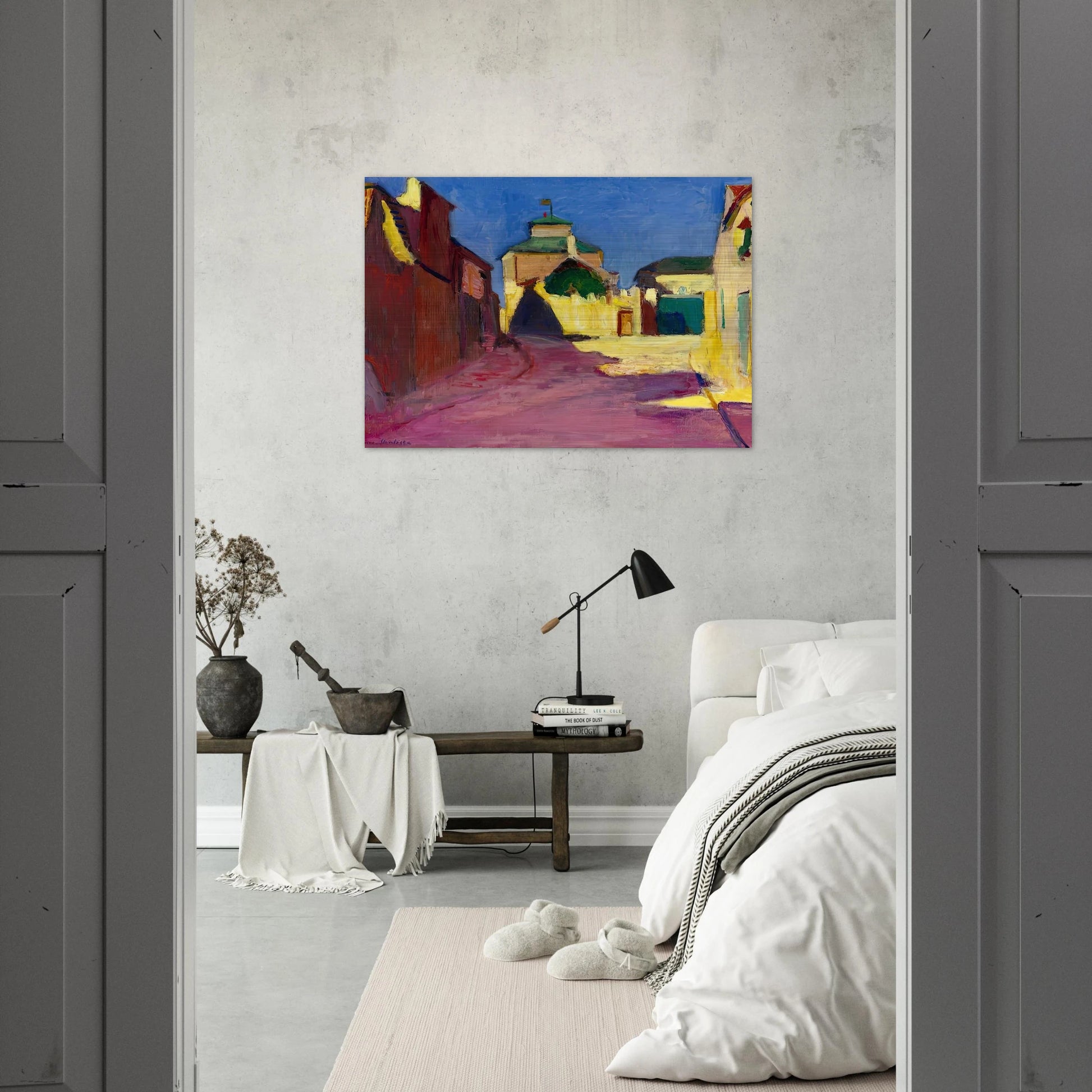 UNE RUE A ARCUEIL 1904 - Henri Matisse Brushed Aluminum Print - 70x100 cm / 28x40 inches | Henri Matisse Aluminum Print | Henri Matisse Prints