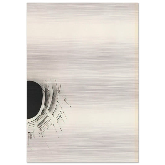 UNTITLED 1960 1 - Lee Bontecou Brushed Aluminum Print - 70x100 cm / 28x40 inches | Lee Bontecou Aluminum Print | Lee Bontecou Prints
