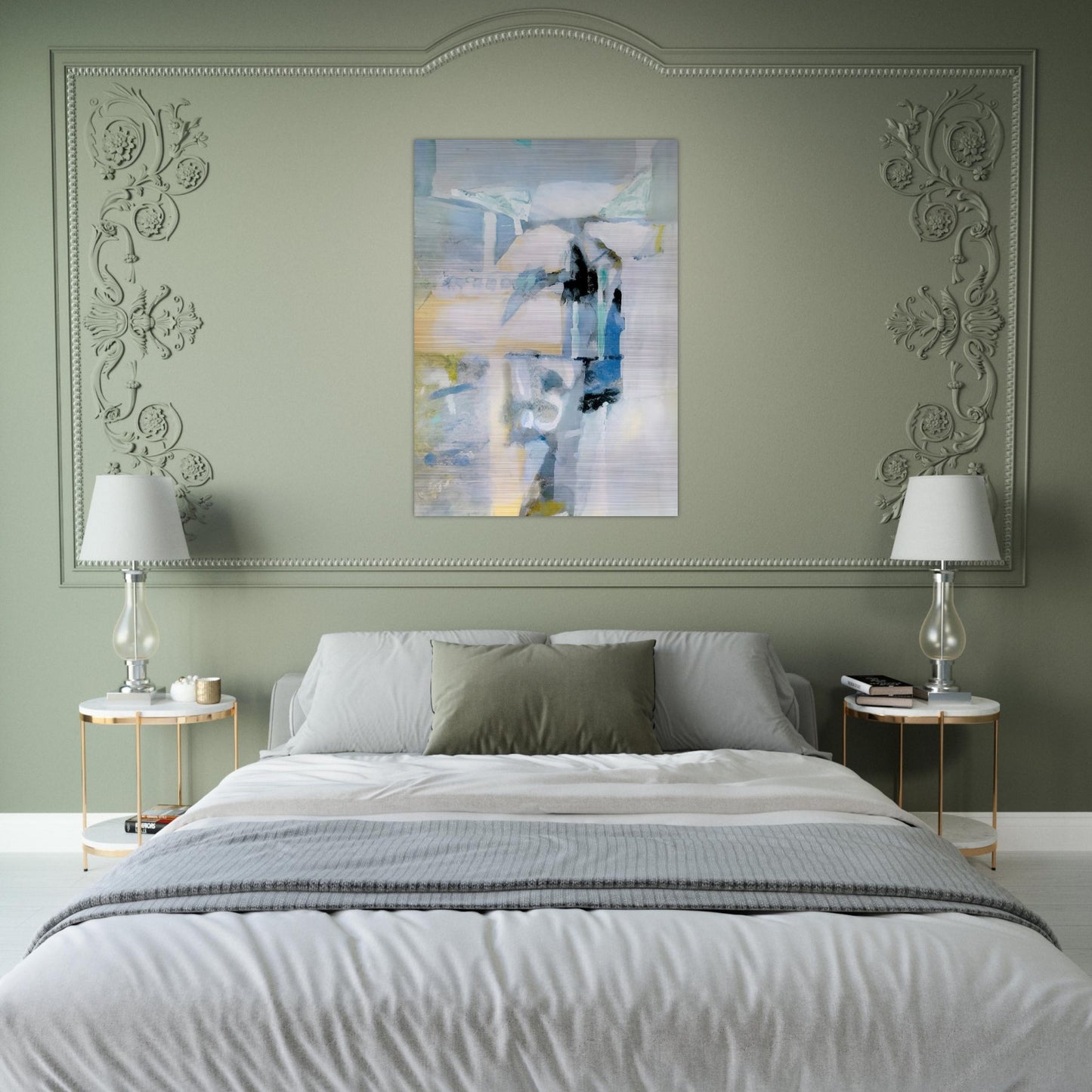 Reflexos - Lyrical Abstraction - Menez Brushed Aluminum Print - 70x100 cm / 28x40 inches | Menez Aluminum Print | Menez Prints