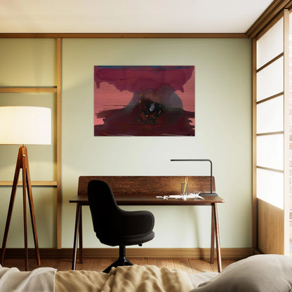 Harbinger - 1986 - Helen Frankenthaler Brushed Aluminum Print - 70x100 cm / 28x40 inches | Helen Frankenthaler Aluminum Print | Helen Frankenthaler Prints
