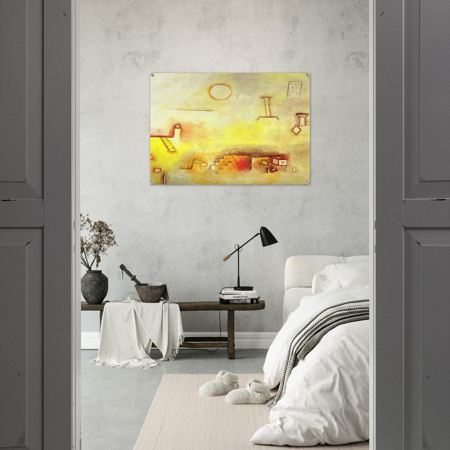 RECONSTRUCTING 1926 - Paul Klee Acrylic Print - 70x100 cm / 28x40″ inches