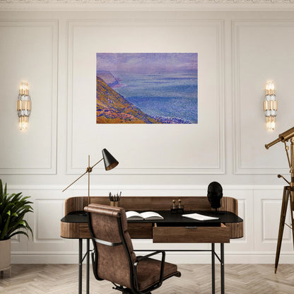 THE CAP GRIS NEZ 1900 - Theo van Rysselberghe Brushed Aluminum Print - 70x100 cm / 28x40 inches | Theo van Rysselberghe Aluminum Print | Theo van Rysselberghe Prints