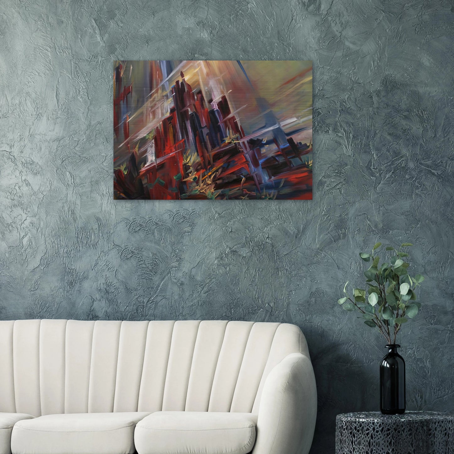 Inferno - 1974 - Konrad Zuse Brushed Aluminum Print - 70x100 cm / 28x40 inches | Konrad Zuse Aluminum Print | Konrad Zuse Prints