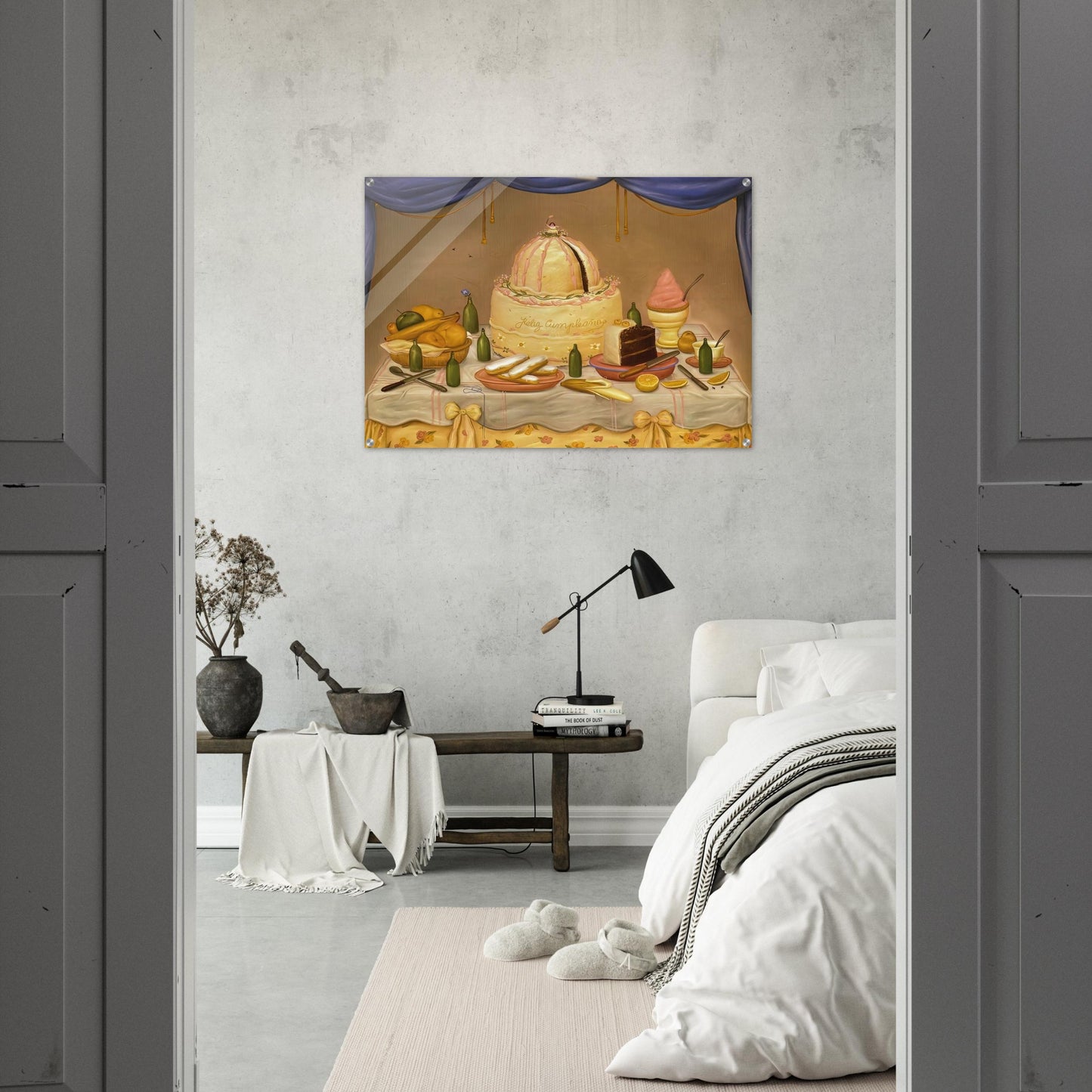 HAPPY BIRTHDAY - Fernando Botero Acrylic Print - 70x100 cm / 28x40″ inches