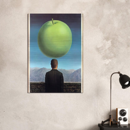 THE POSTCARD 1960 - Rene Magritte Brushed Aluminum Print - 70x100 cm / 28x40 inches | Rene Magritte Aluminum Print | Rene Magritte Prints