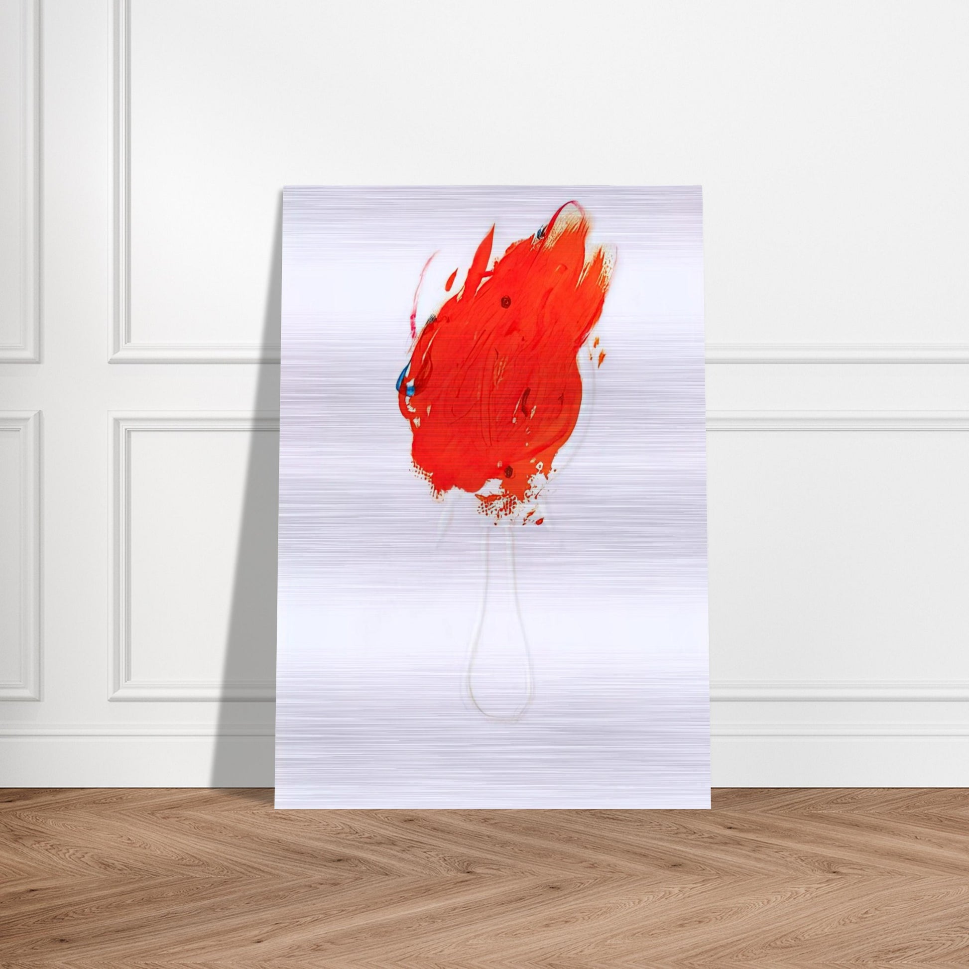 UNTITLED FLAME AND MIRROR 1967 - Antoni Tapies Brushed Aluminum Print - 70x100 cm / 28x40 inches | Antoni Tapies Aluminum Print | Antoni Tapies Prints