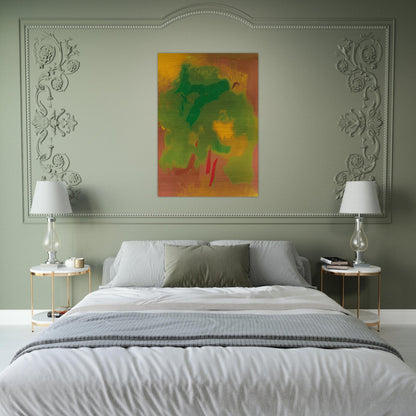 VISION 1991 - Esteban Vicente Brushed Aluminum Print - 70x100 cm / 28x40 inches | Esteban Vicente Aluminum Print | Esteban Vicente Prints