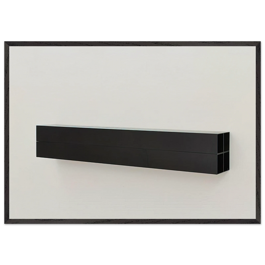 Untitled - 1990 N1 - Donald Judd 70x100 cm / 28x40 inches Framed Art Print – Black Wooden Frame