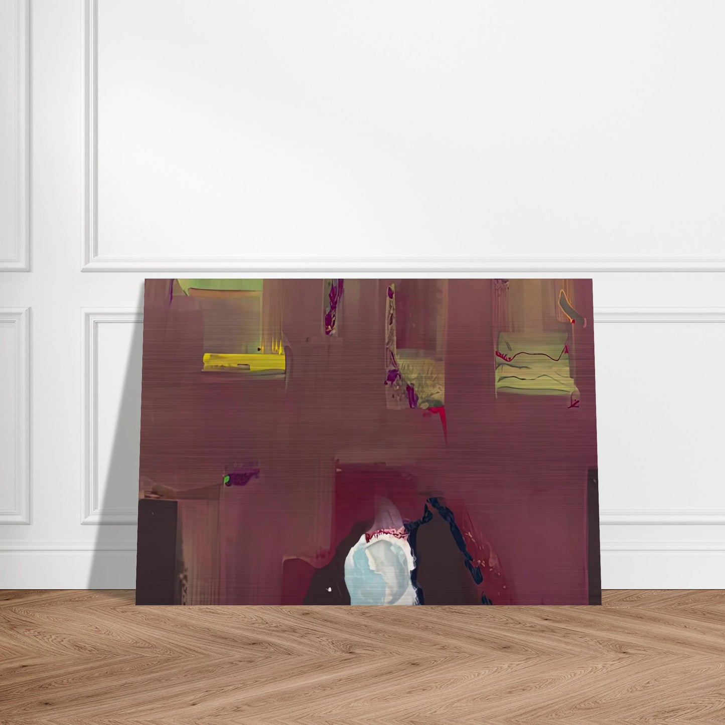 Yin Yang, 1990- - Helen Frankenthaler Brushed Aluminum Print - 70x100 cm / 28x40 inches | Helen Frankenthaler Aluminum Print | Helen Frankenthaler Prints