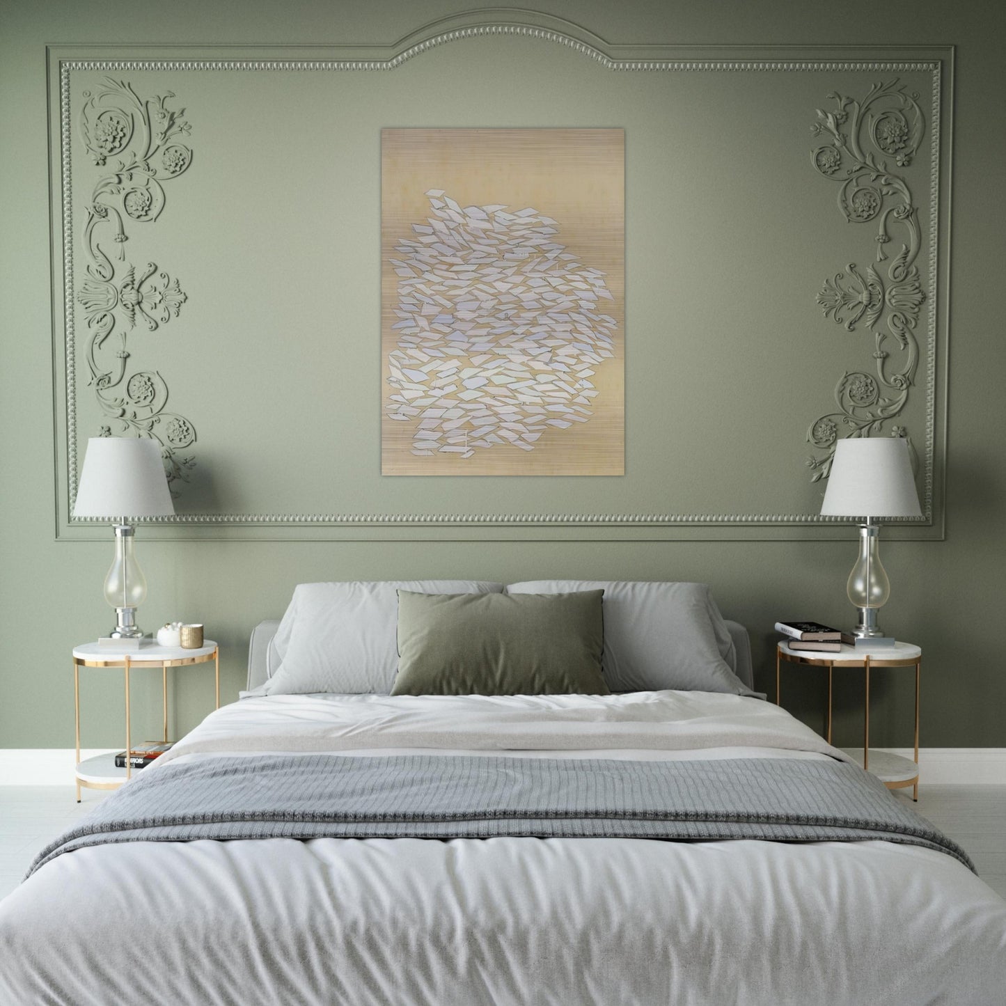 Pastel Statement - 1971 - Robert Goodnough Brushed Aluminum Print - 70x100 cm / 28x40 inches | Robert Goodnough Aluminum Print | Robert Goodnough Prints